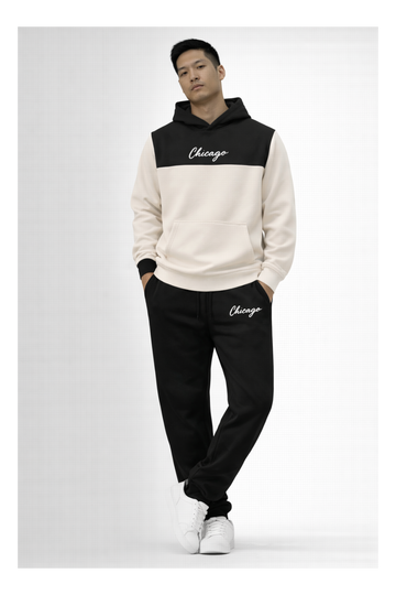 ENSEMBLE URBAN-COLD NOIR ET BEIGE