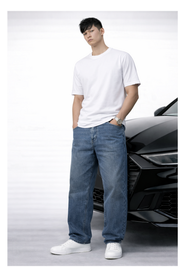 JEAN URBAN-LEGIT BLEU SOMBRE