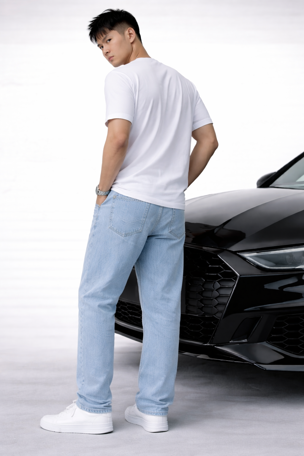 JEAN URBAN-FLEXOR BLEU