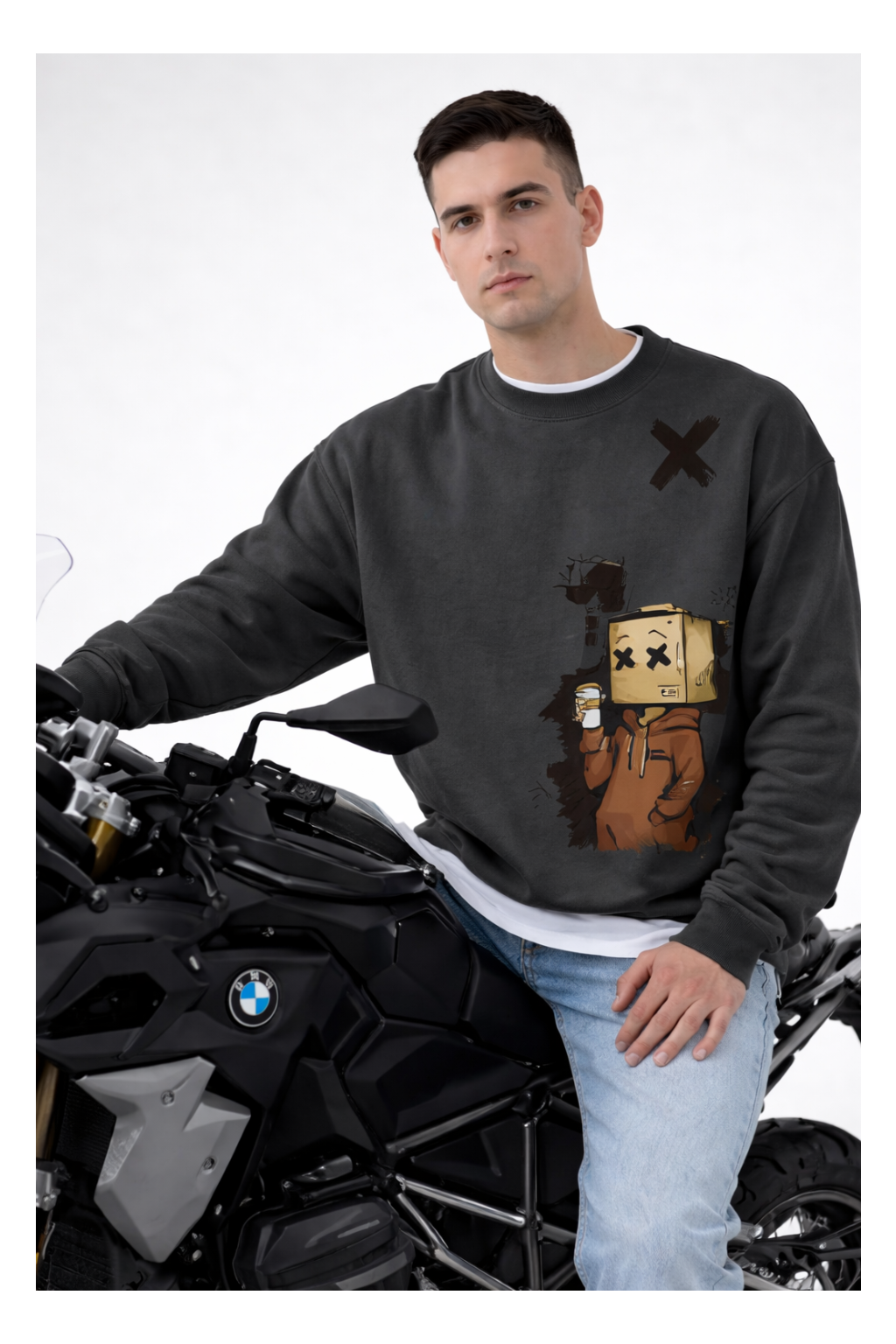 PULL URBAN-GRAPHIC GRIS