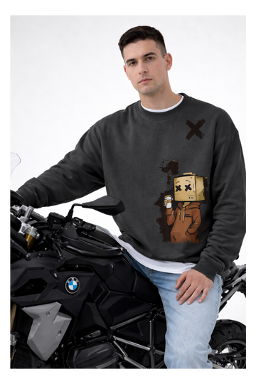 PULL URBAN-GRAPHIC GRIS