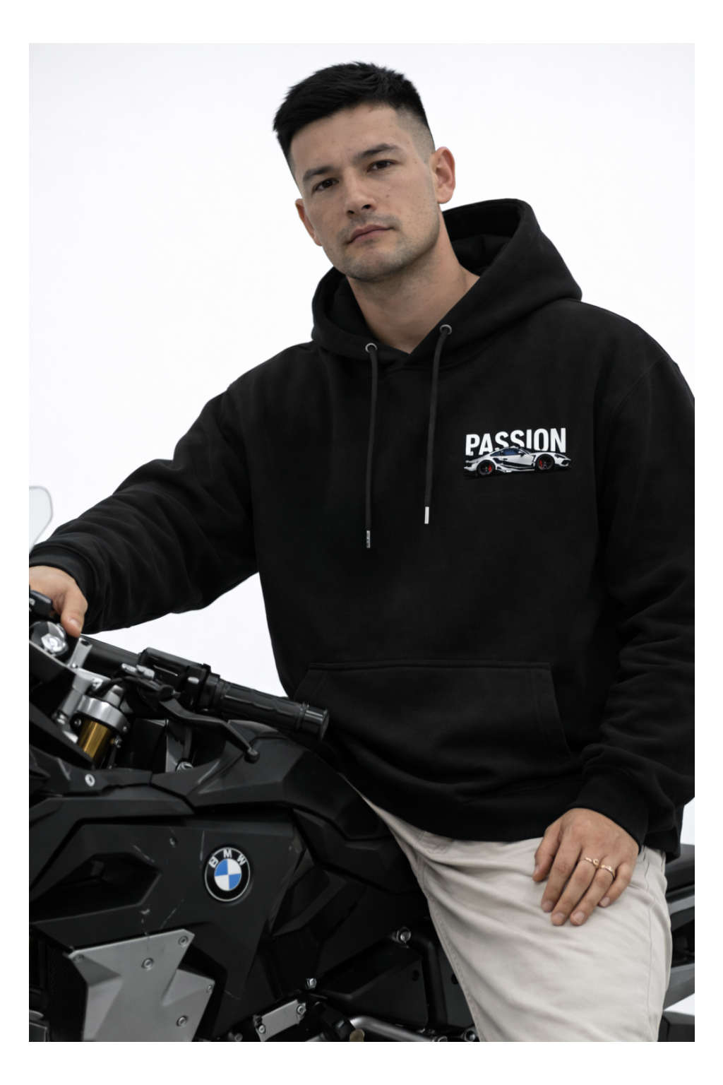 SWEATSHIRT URBAN-RACING NOIR