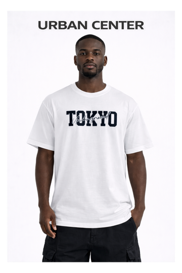 T-SHIRT URBAN-TOKYO BLANC