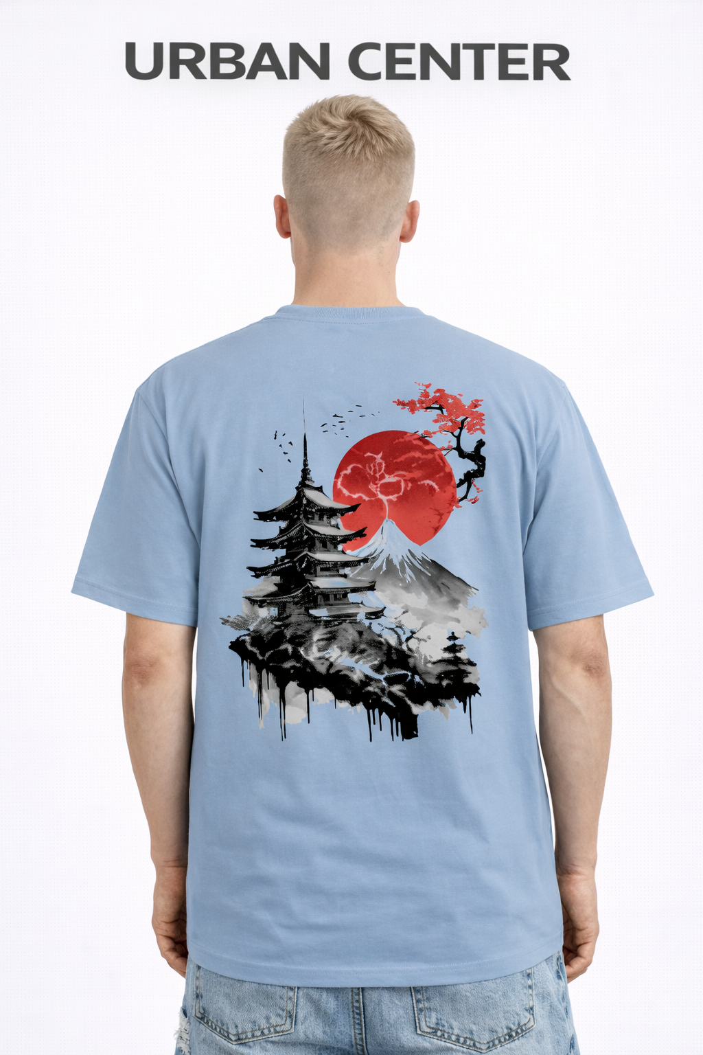 T-SHIRT URBAN-TAKAHAMA BLEU