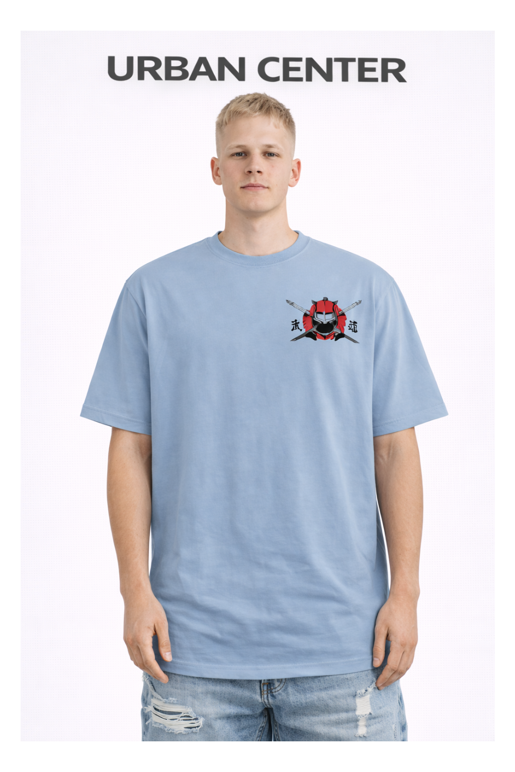 T-SHIRT URBAN-TAKAHAMA BLEU