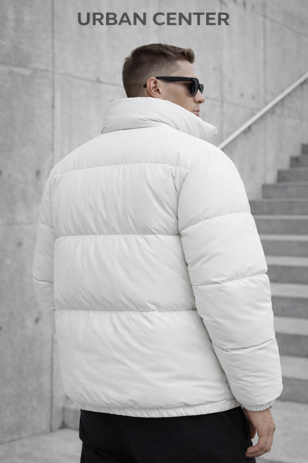 DOUDOUNE URBAN-WINTER BLANC