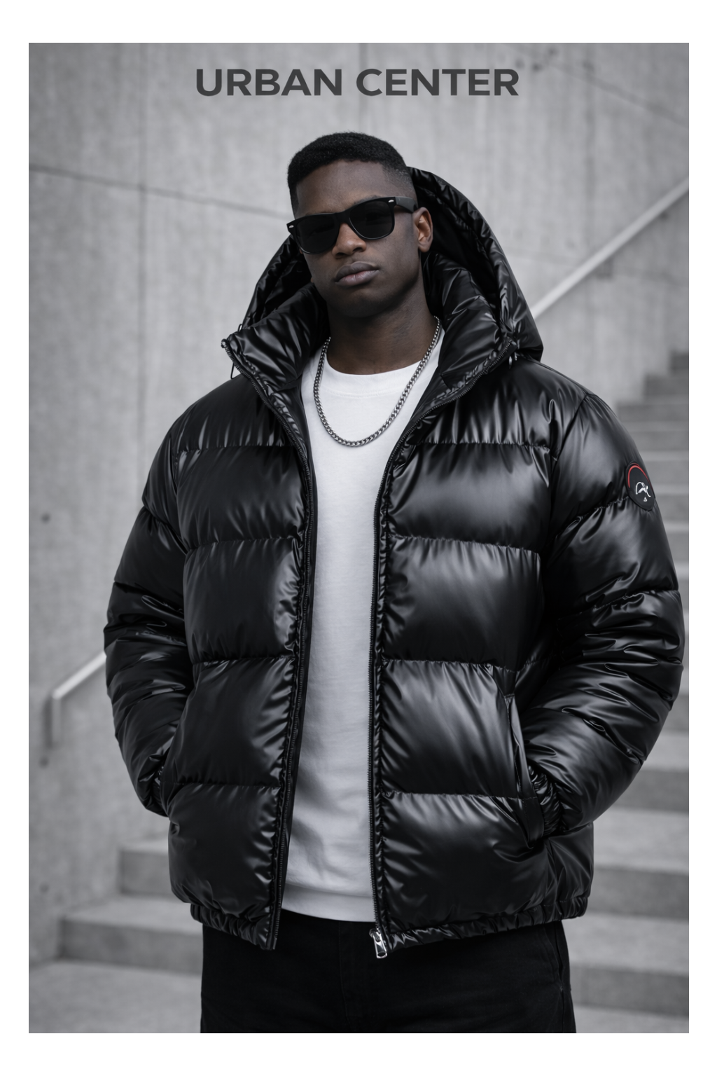 DOUDOUNE URBAN-SHARK NOIR