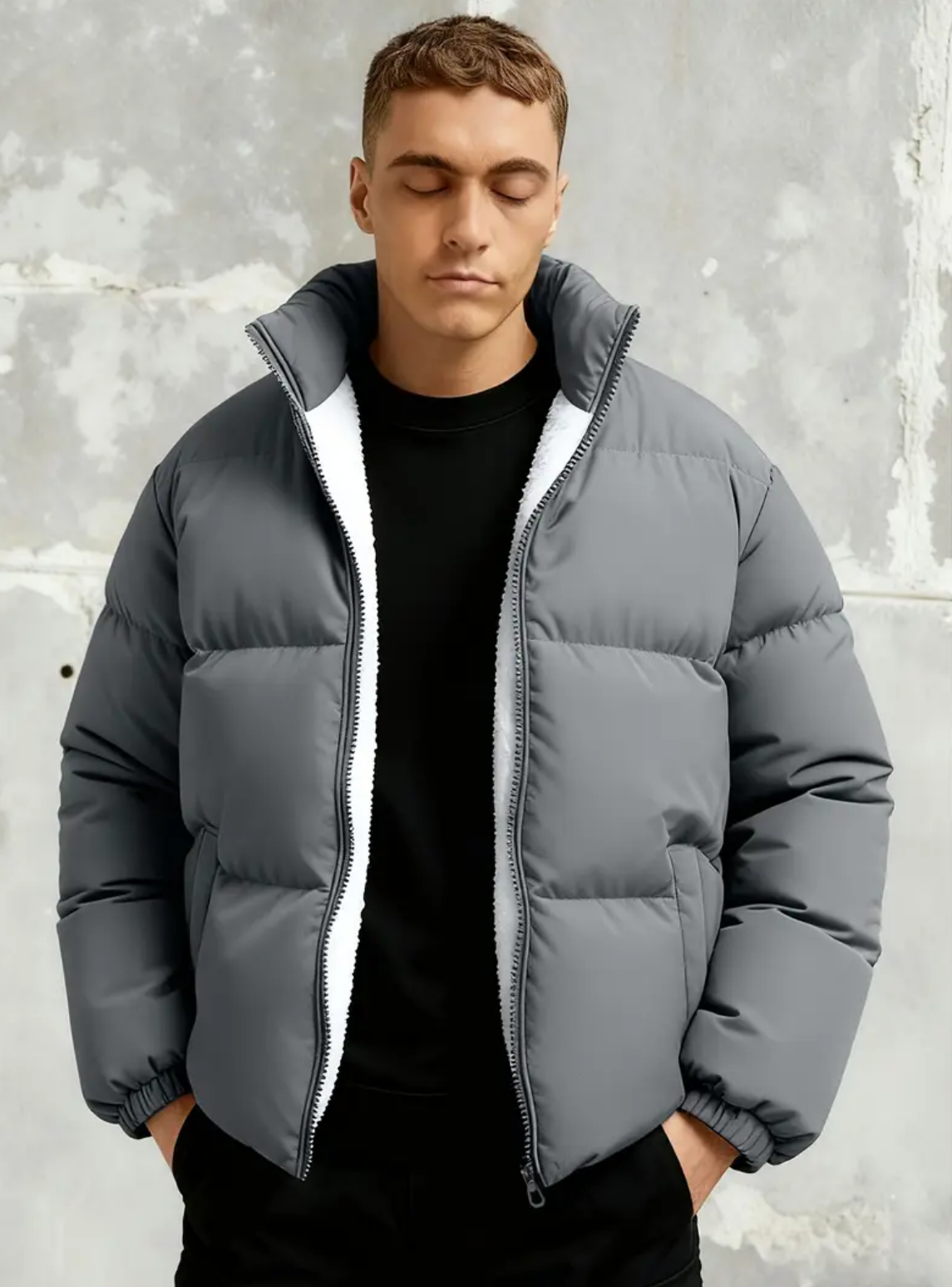 DOUDOUNES URBAN-WINTER GRIS